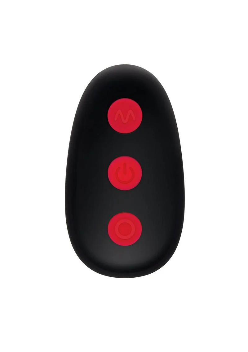 Trembler Remote Control Vibrating Textured Silicone Stamina Ring - Image 4